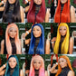 Colored wigs
