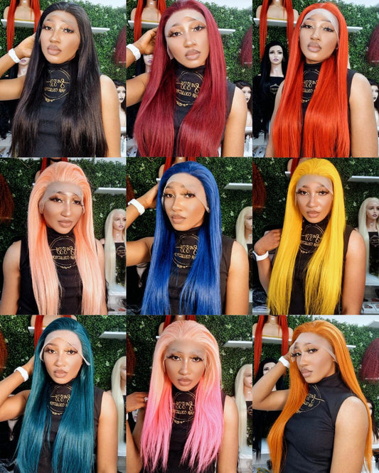 Colored wigs