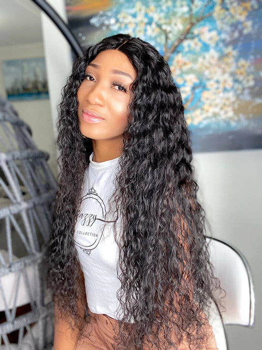 Wet Curly/Water Wave Closure Wigs