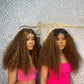 Double Drawn Curly Wigs