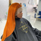 Burnt Orange Frontal Wigs