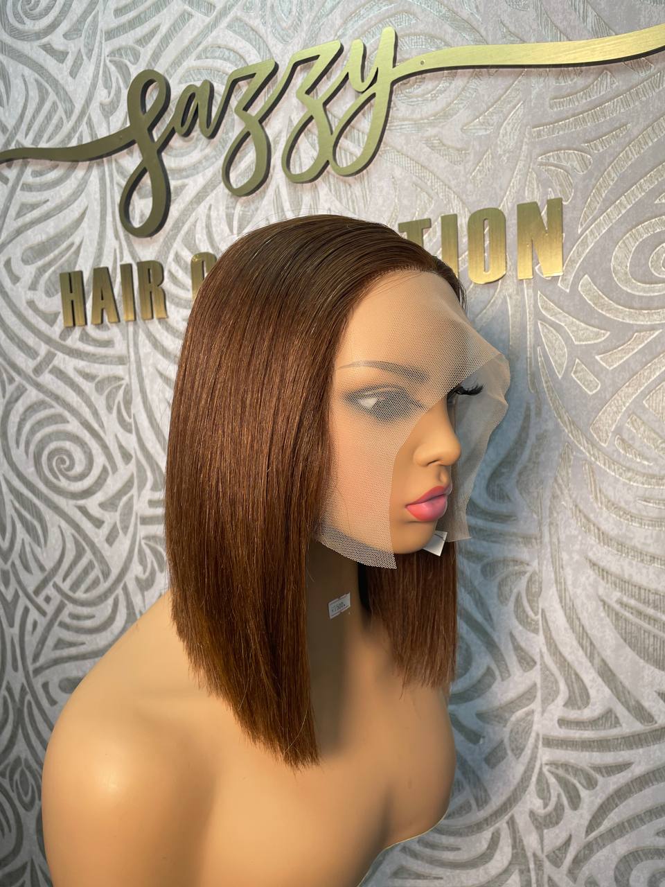 Brown T-Part Wig