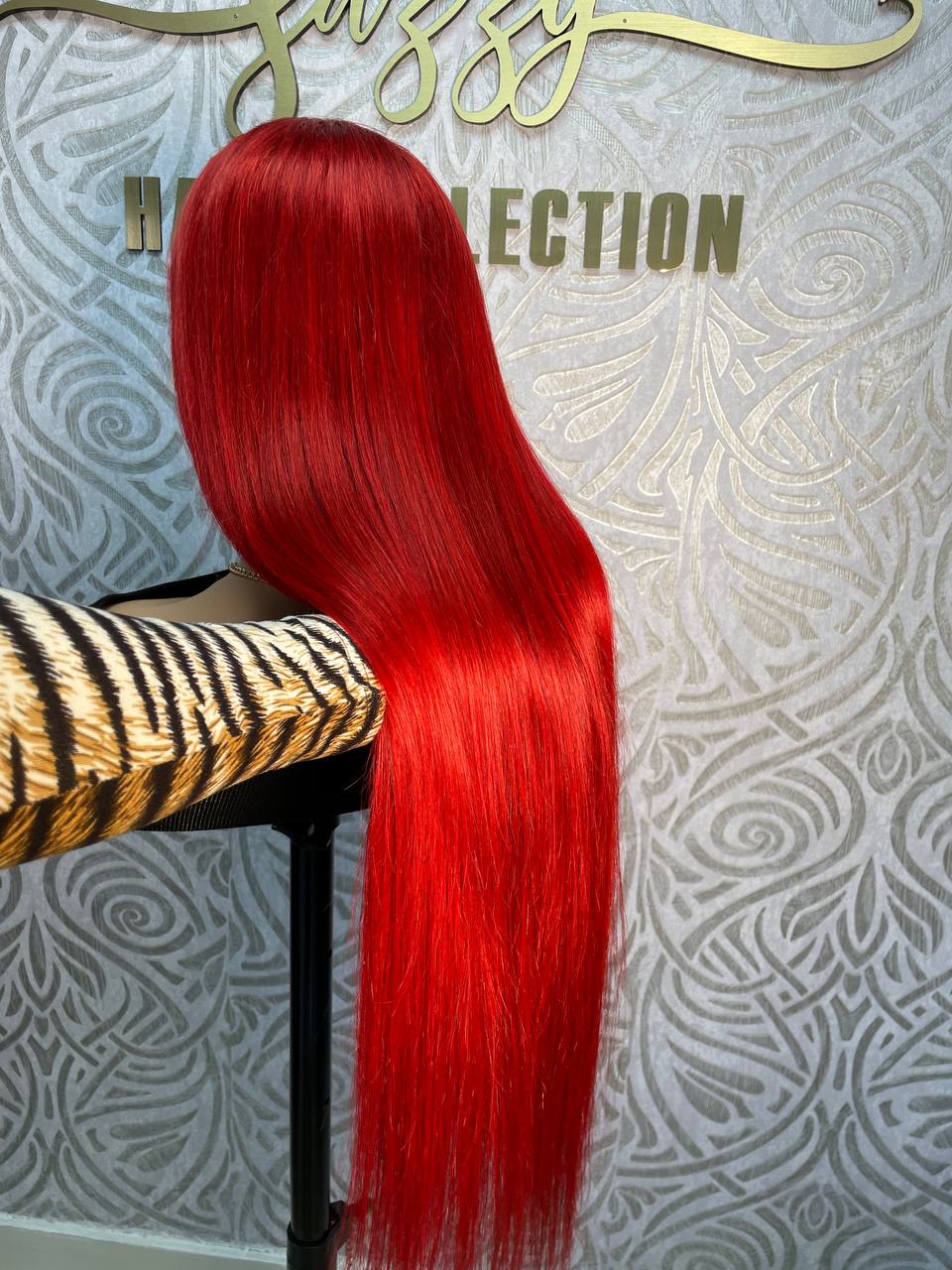 Red Frontal Wig