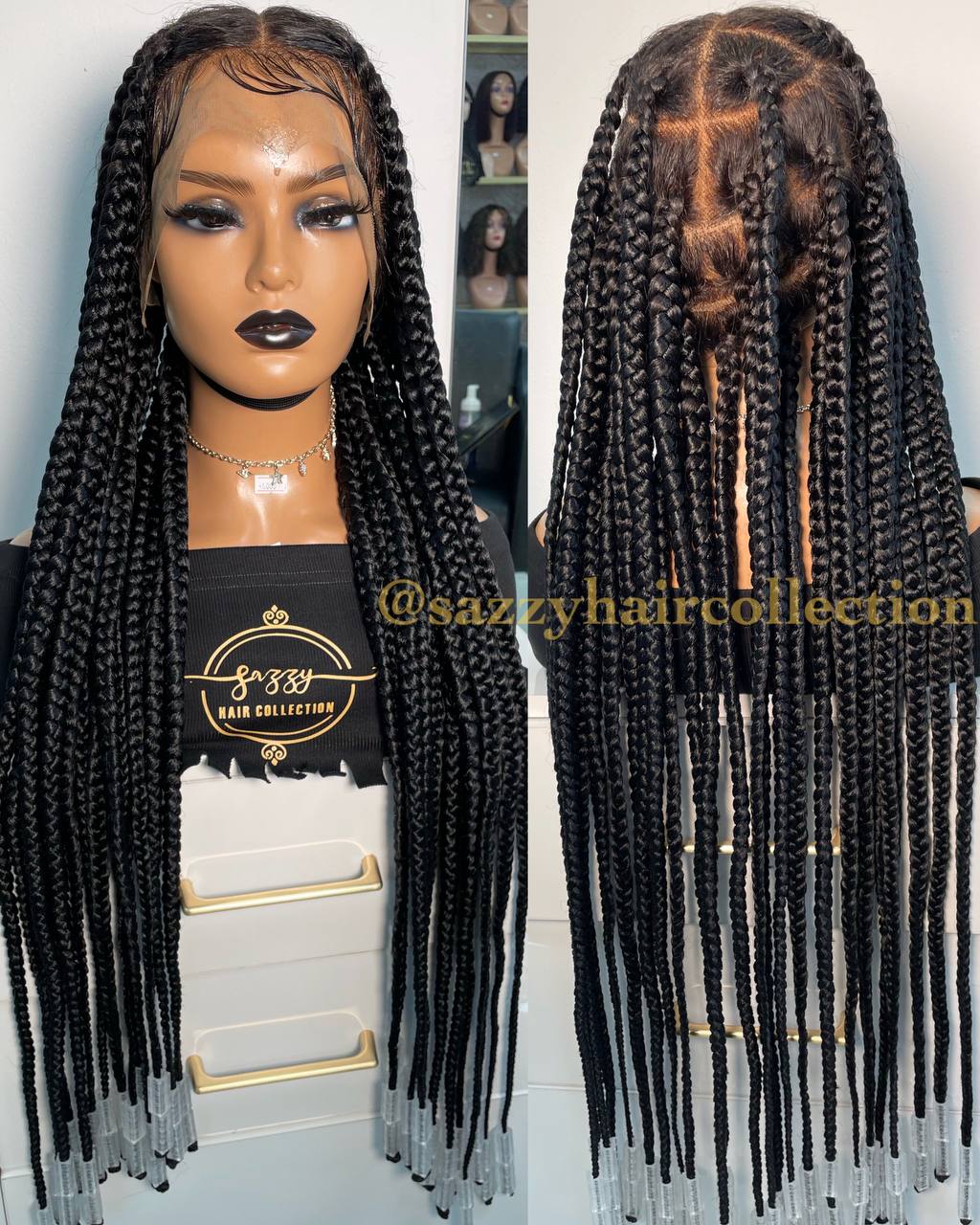 Full Lace Beaded Wig