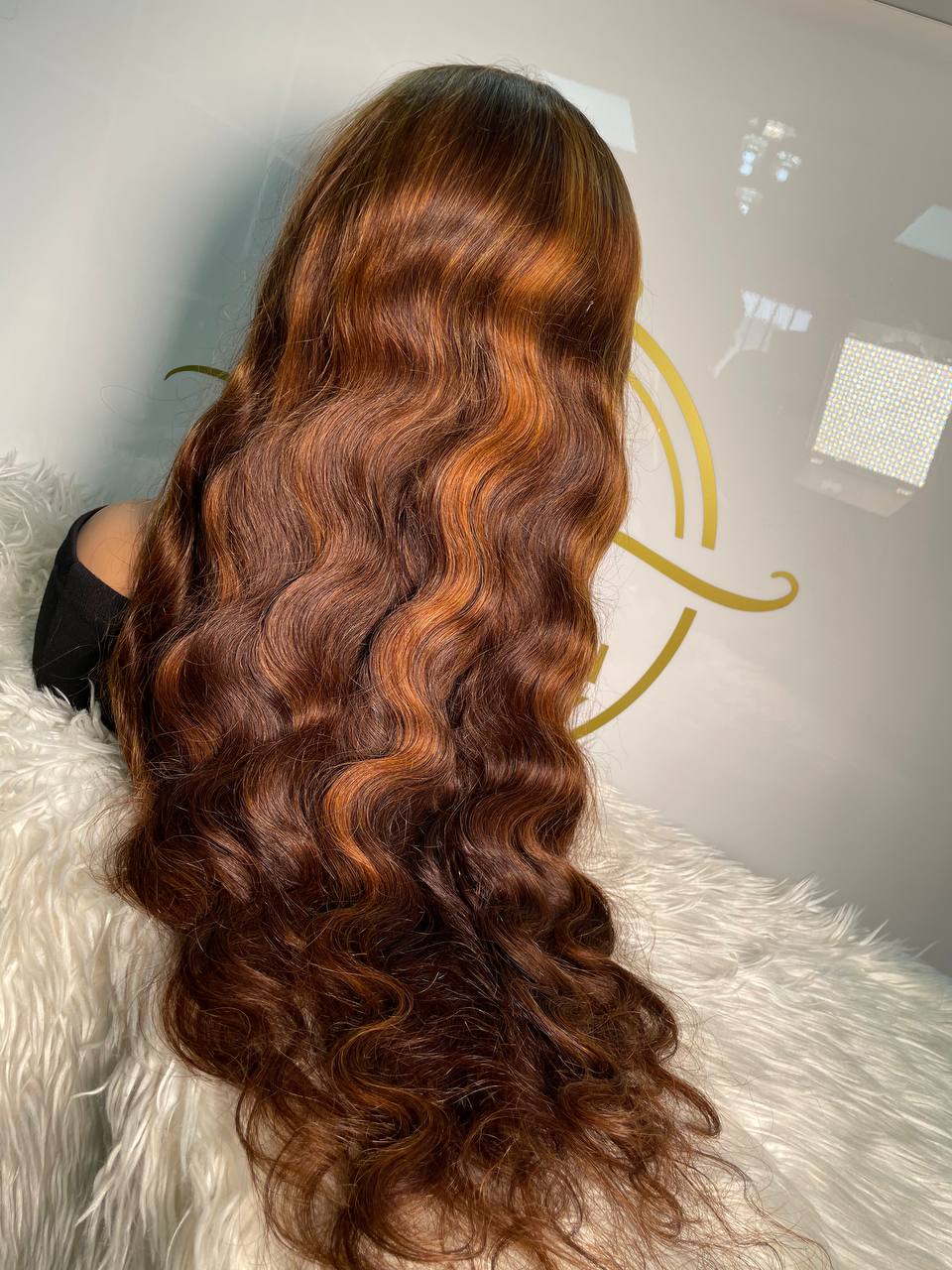 Honey Highlighted Bodywave Wig